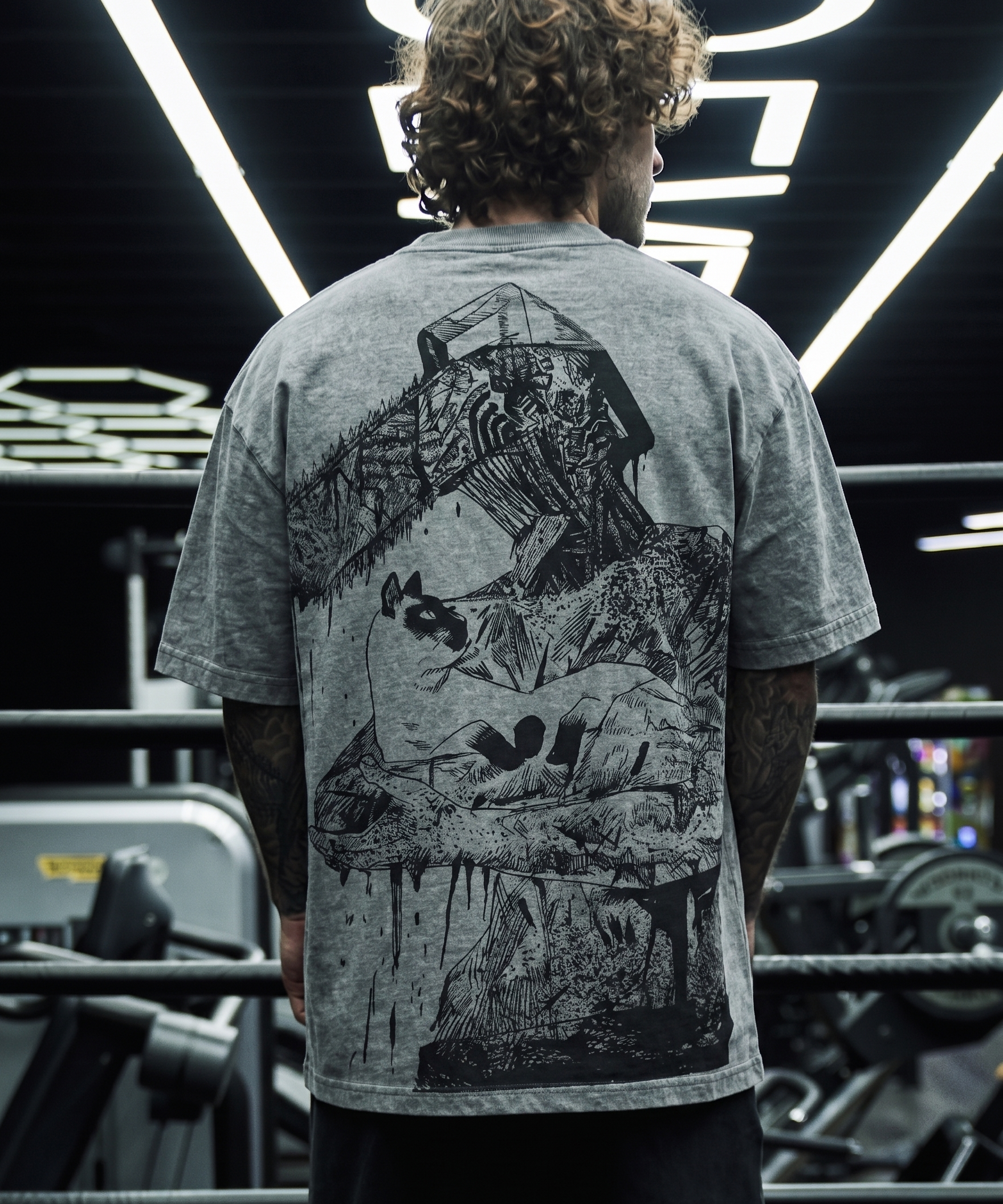 Chain Saw Washed T-Shirt
