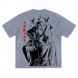 Crow Sharingan Washed T-Shirt