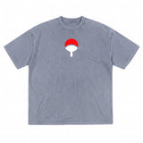 Hollow Mask Washed T-Shirt